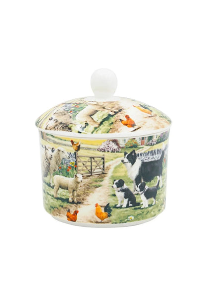Collie &amp; Sheep Sugar Bowl