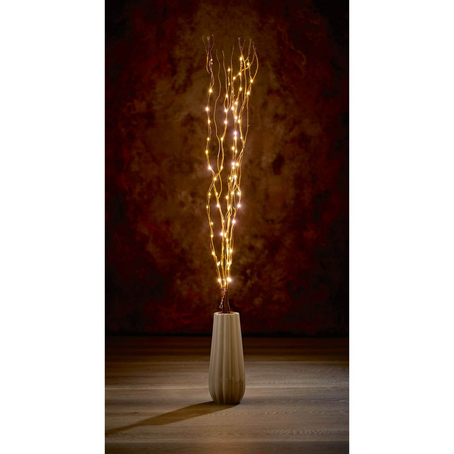 1.2m Light Brown Twig with 80 Lights