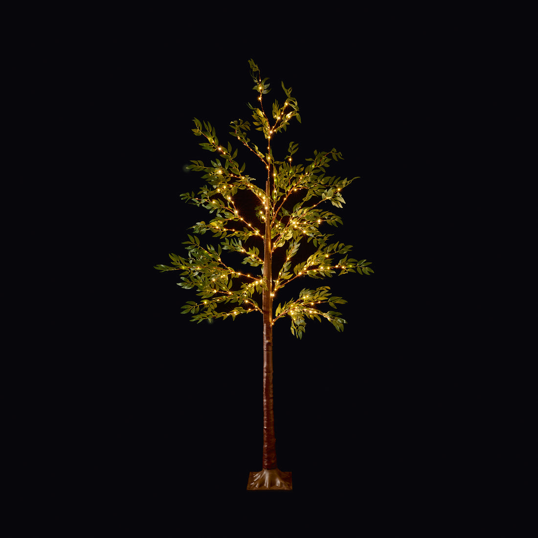 1.8m Green Leaf Tree with 200 Lights