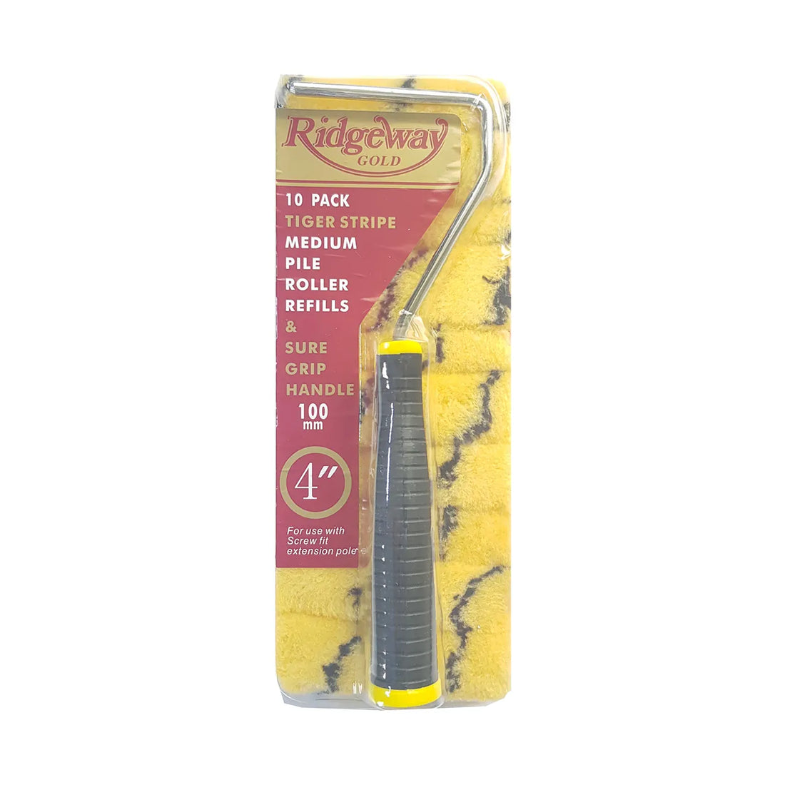 Tiger Stripe Sleeves & Handle 10 Pack 4″