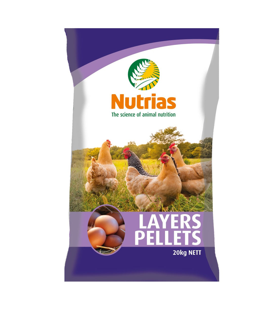 Nutrias ATP Layer Pellets - 20kg
