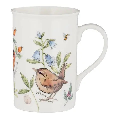 Price &amp; Kensington Garden Birds Bluebell Mugs Assorted 300ml