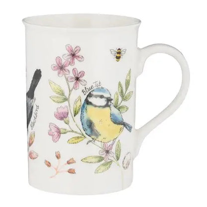 Price &amp; Kensington Garden Birds Bluebell Mugs Assorted 300ml