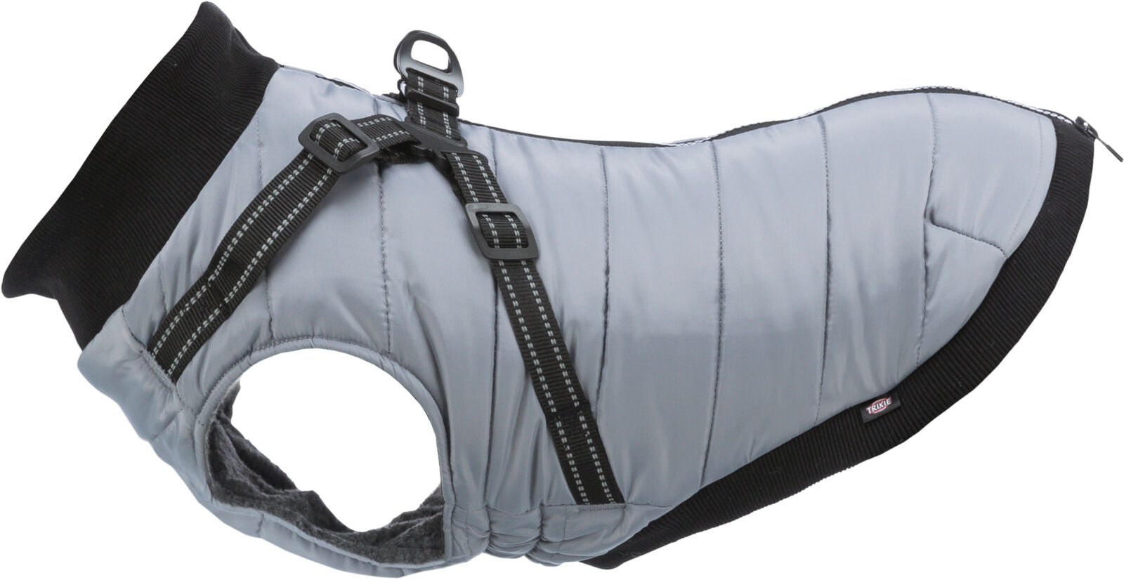 Trixie Pontis Coat with Harness Grey