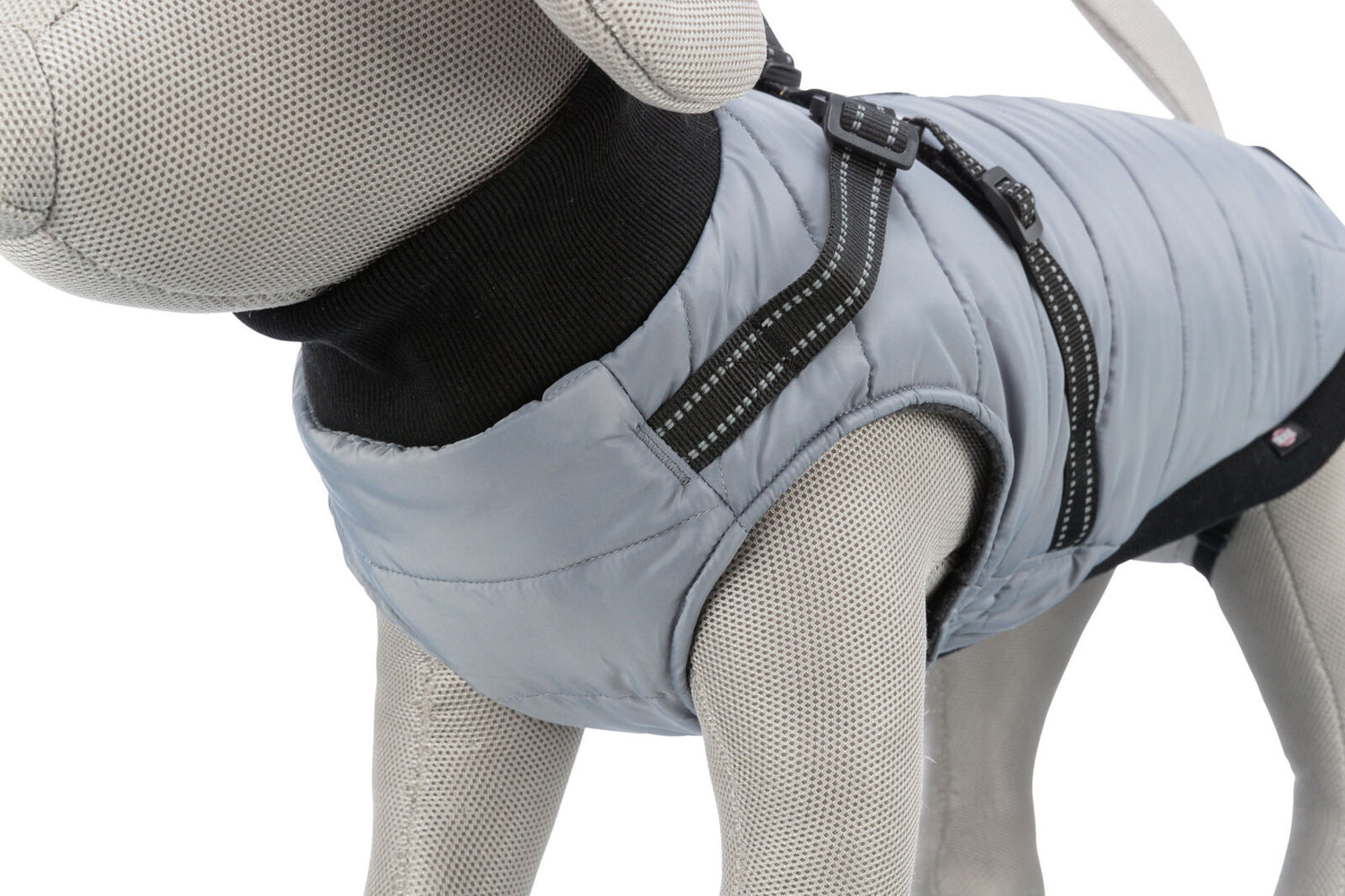 Trixie Pontis Coat with Harness Grey
