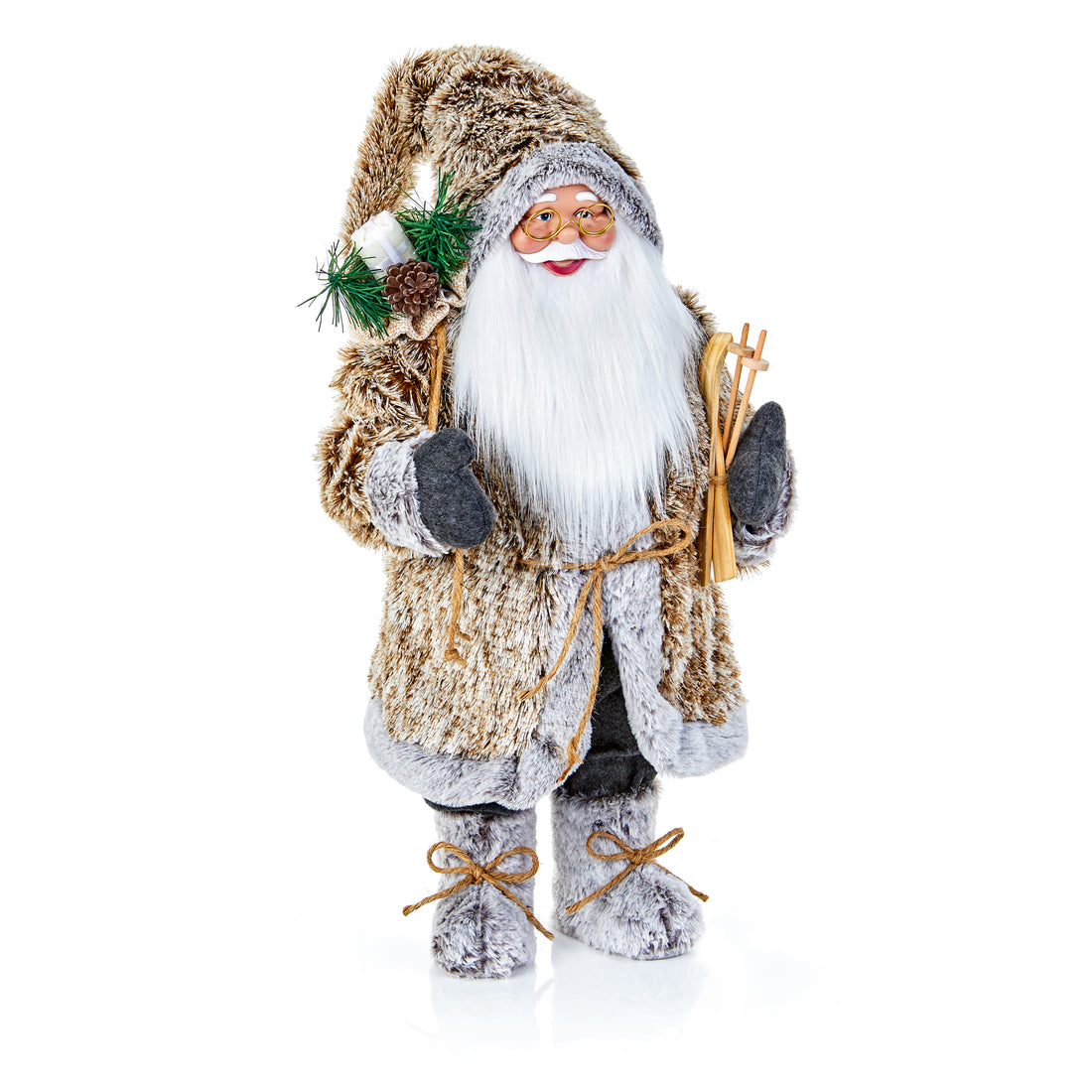 60cm Alpine Santa with Glasses