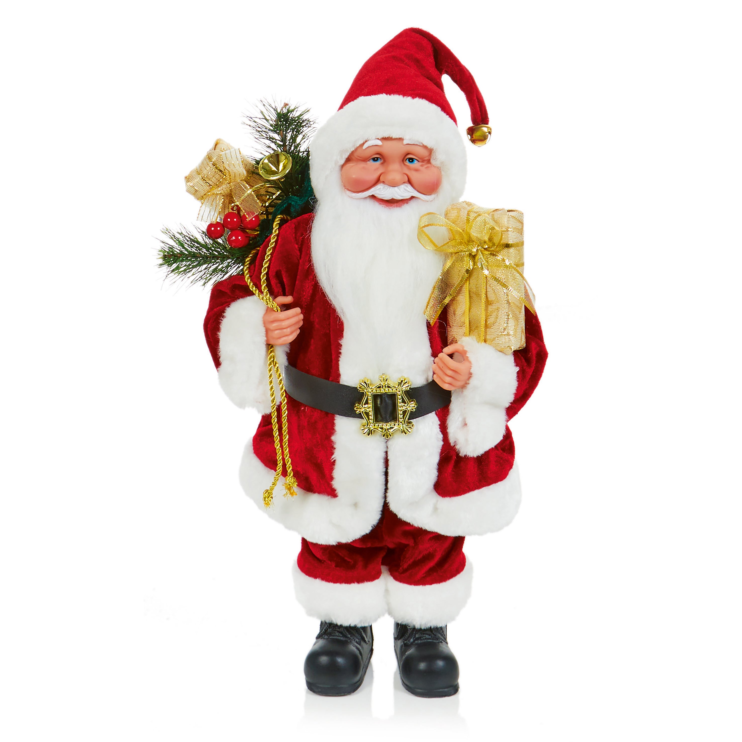 Red Plush Santa - 40cm