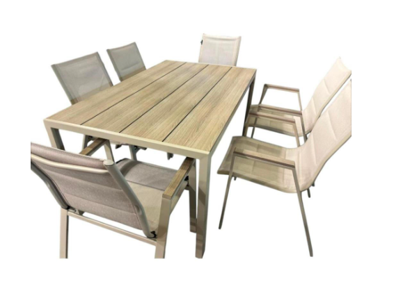 Palermo 6 Seater Rectangular Set