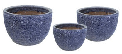 Antique Bowl Blue Ceramic Pot