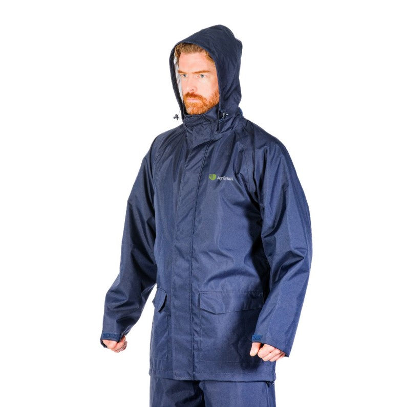 Agrishield Plus Premium Waterproof & Breathable Jacket - Navy