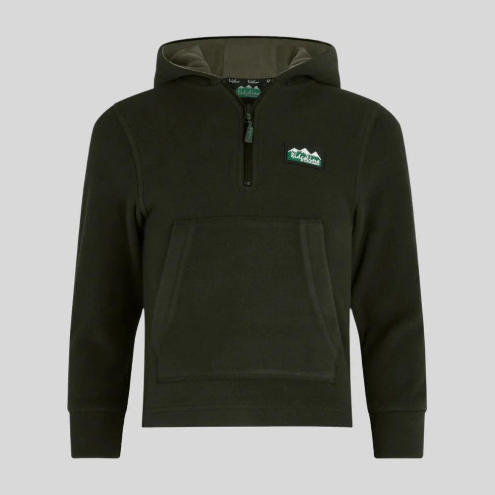 Ridgeline Kids Ballistic Fleece Hoodie - Deep Forest