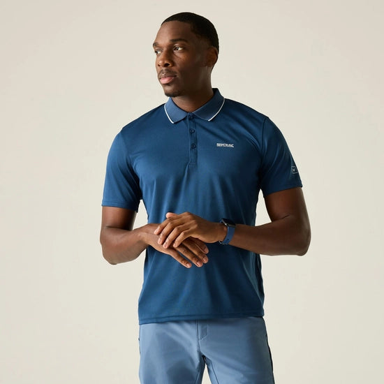 Regatta Maverik Polo Shirt - Denim