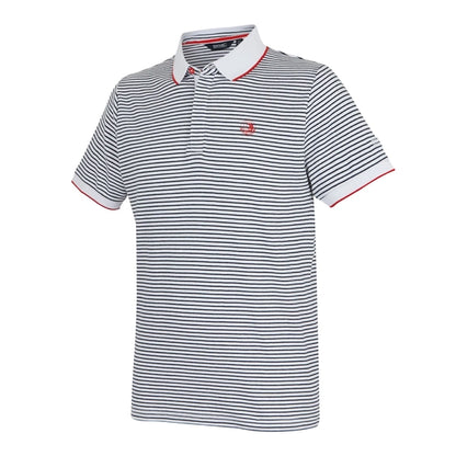 Regatta Tiver Polo Shirt - White Navy Stripe