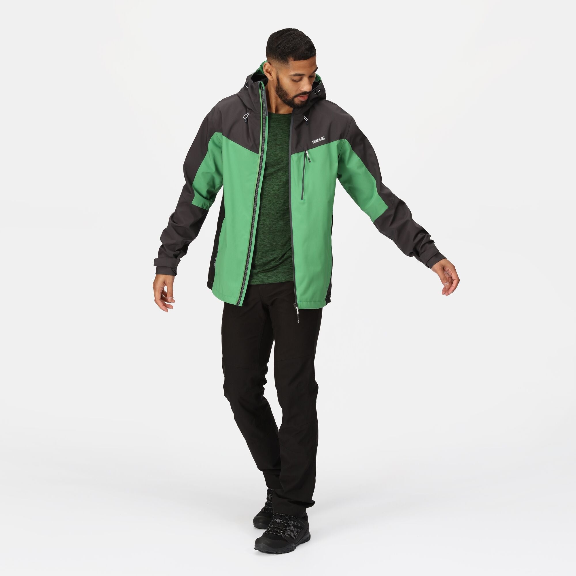 Regatta Men s AW23 Birchdale Waterproof Jacket Field Green Ash homeland ie