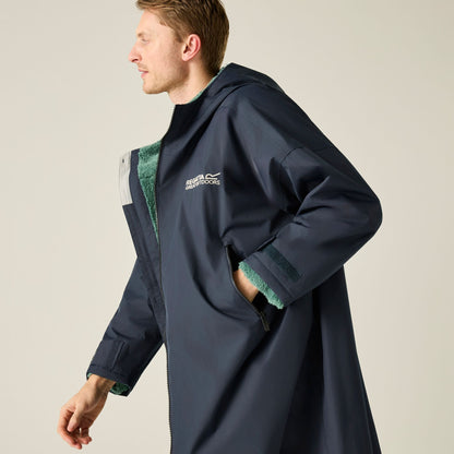Regatta Adult Waterproof Robe - Navy &amp; Ivy Moss