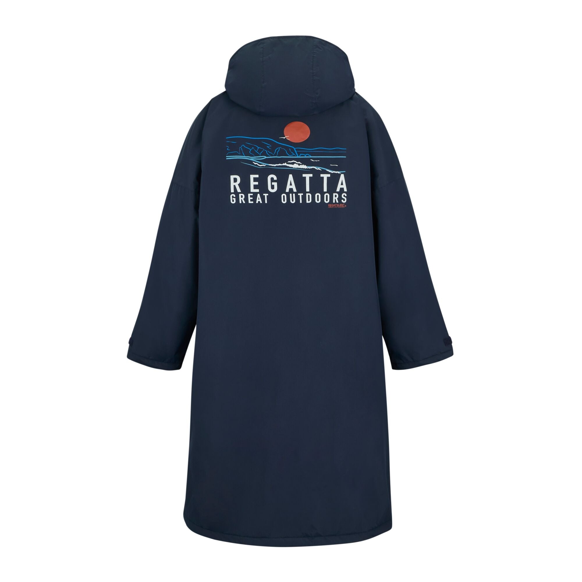 Regatta Adult Waterproof Robe - Navy &amp; Ivy Moss