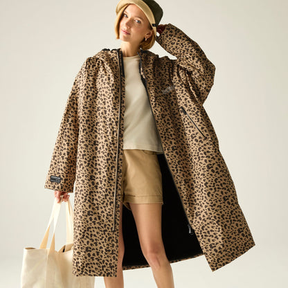 Regatta Adult Waterproof Robe - Abstract Leopard Spot