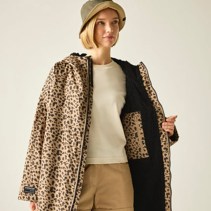 Regatta Adult Waterproof Robe - Abstract Leopard Spot