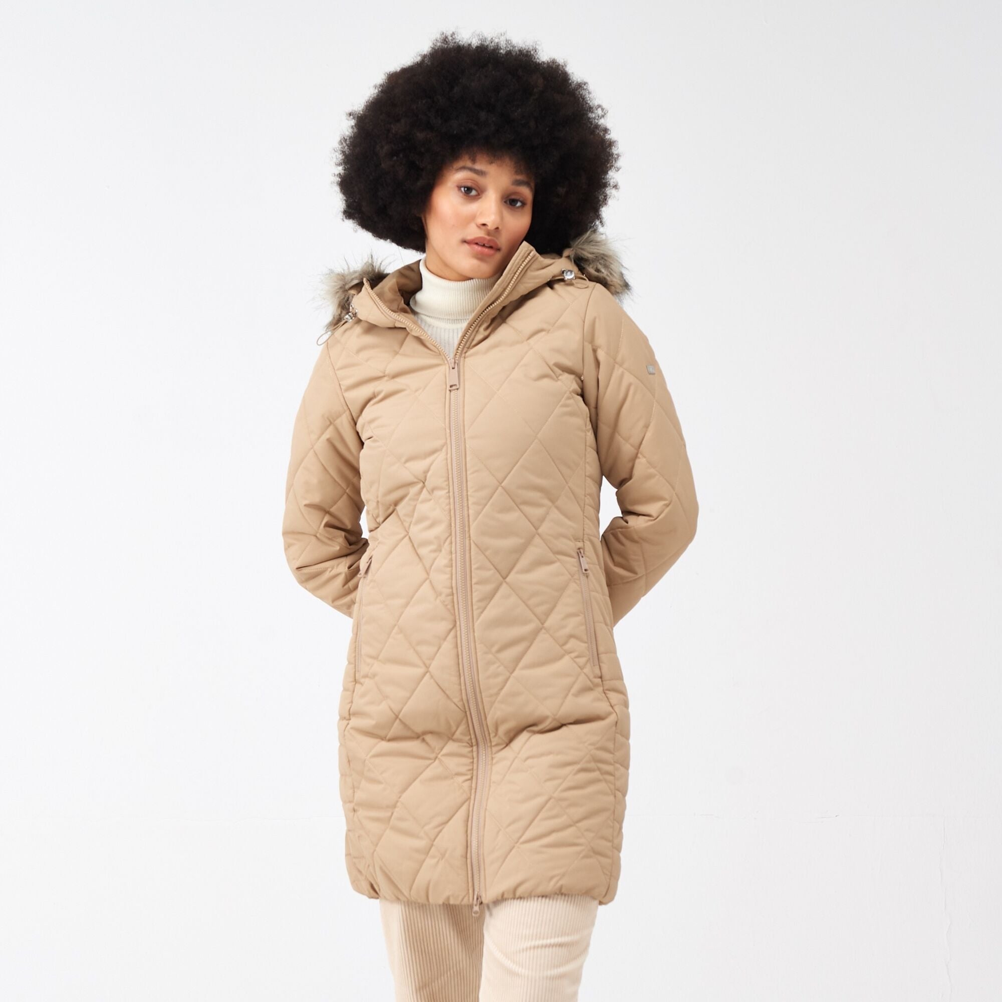 Lee cooper premium parka jacket ladies cheap