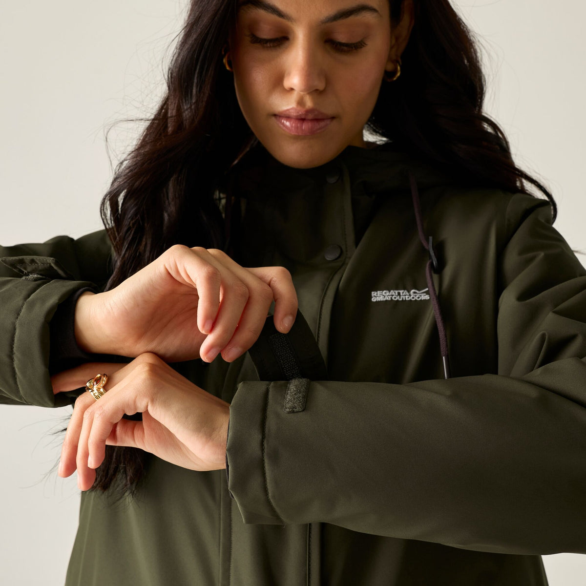 Regatta Orla Kiely Waterproof Insulated Jacket | Brown Shadow