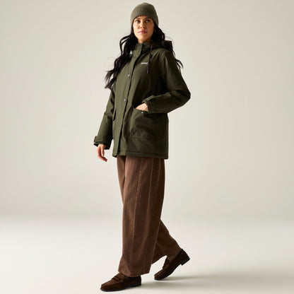 Regatta Orla Kiely Waterproof Insulated Jacket | Brown Shadow