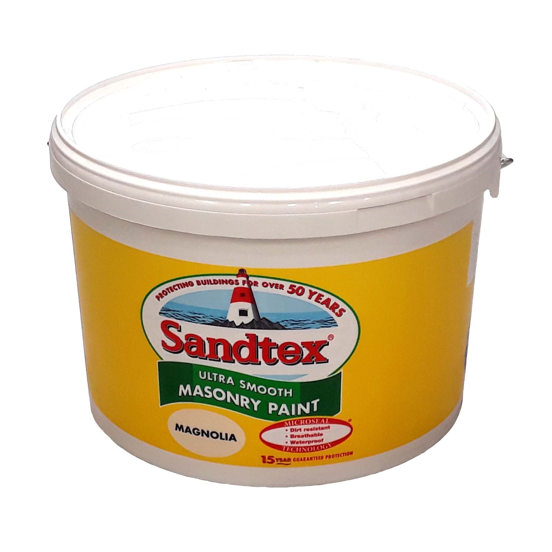 Sandtex Masonry Paint Magnolia 10L