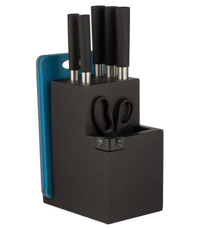Viners 9 Piece Multi Store Knife Block &amp; Sharpener Set