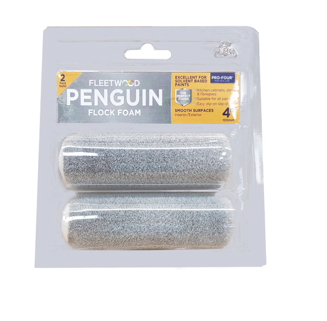 Penguin Flock Foam Sleeve 2 Pack 4″