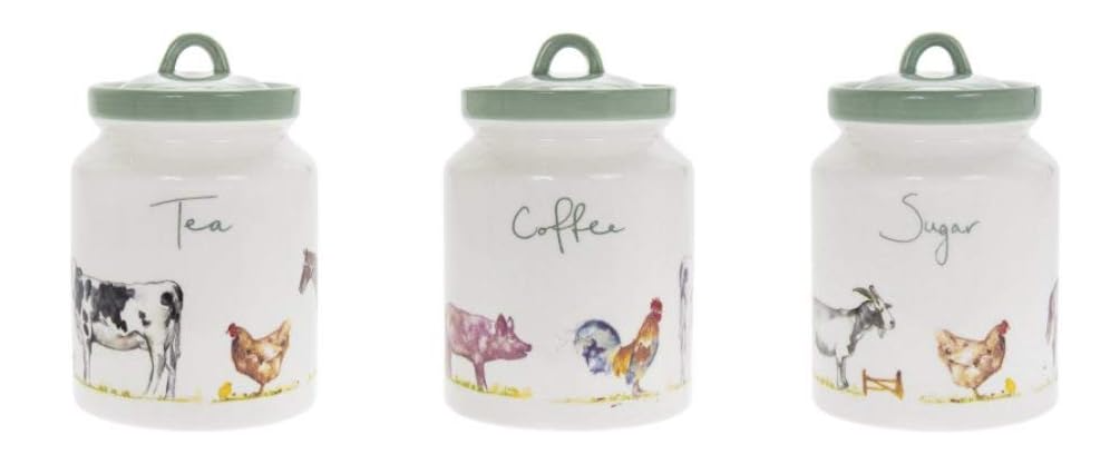 Farmyard Tea/Coffee/Sugar Set