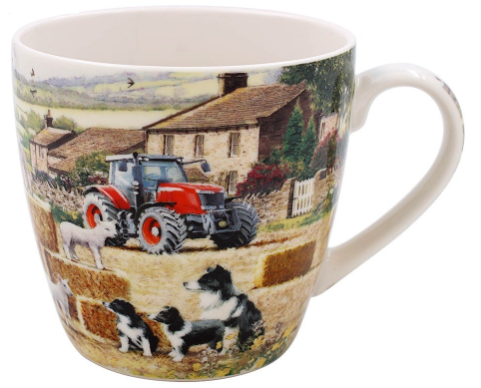 Collie and Sheep Large Mug