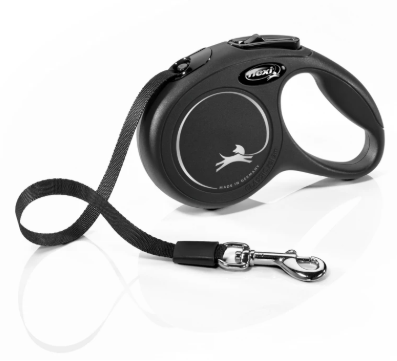 Flexi Classic Xs Black Cord Lead 3M
