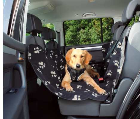 Trixie Car Seat Cover 1.40 × 1.45 m Black/Beige