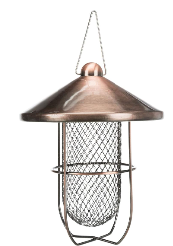 TRIXIE Feeder with guard Metal 500 ml/Diameter 19 x 26 cm Copper