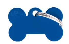 MY FAMILY Small Bone Aluminium ID Tag