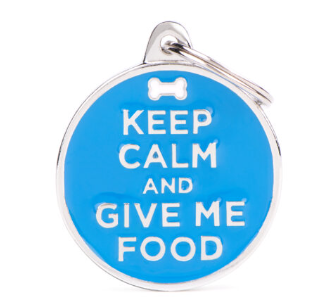 MY FAMILY Keep Calm ID Tag