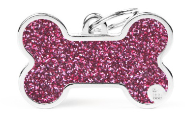 MyFamily XL Bone Glitter Pink