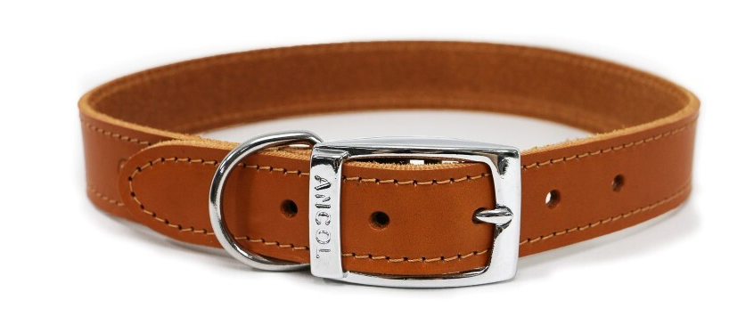 Ancol Sewn Lined Collar Tan
