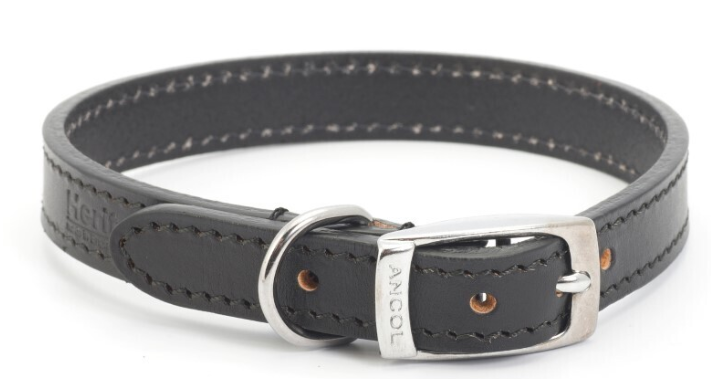 Ancol Sewn Lined Collar Black