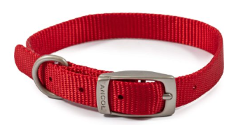 Ancol Viva Nylon Collar Red