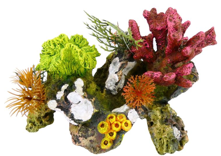 Classic Coral Rock &amp; Plants 170mm