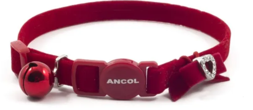 Velvet Heart Safety Cat Collar