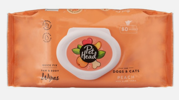 Pet Head Quick Fix Dog Wipes 80pk