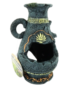 Cheeko Roman Wide Based Vase Blue 15cm