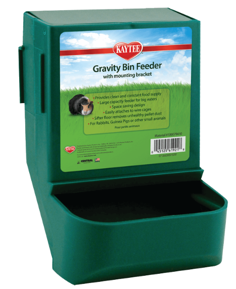 Kaytee Gravity Bin Feeder with Bracket
