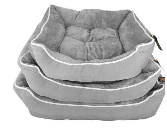 Republic of Pet Slumber Corduroy Bed Grey