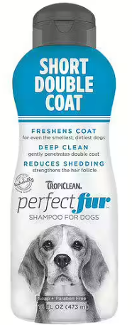 Tropiclean Perfect Fur Shampoo for Short Double Coat 473ml