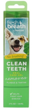 Tropiclean Fresh Breath Clean Teeth Gel Dogs 59ml