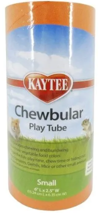 Kaytee Chewbular Play Tube – Small 6 x 2 1/2&quot;