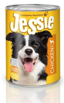 Jessie Chicken Dog Food Can 400g