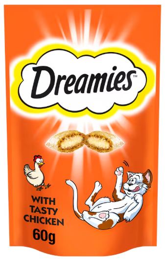 Dreamies Cat Treats 60g  with Chicken